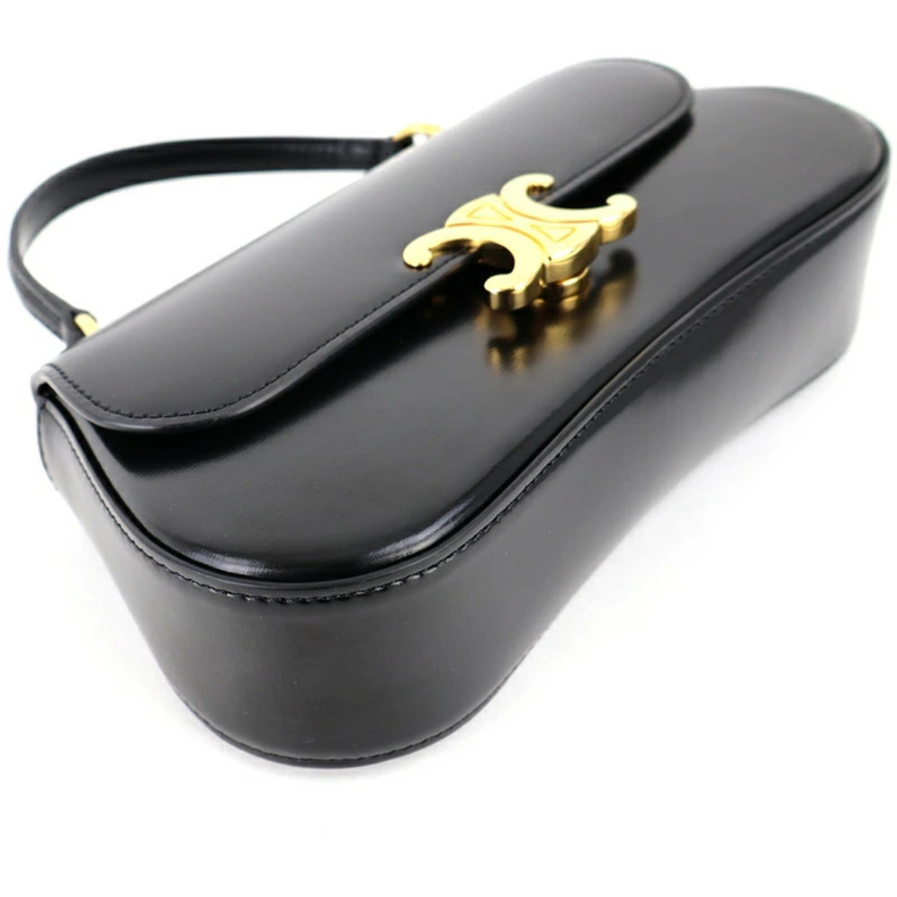 Celine TEEN LOLA Bag Black Shiny Calfskin Handbag Shoulder One - Picture 7 of 11